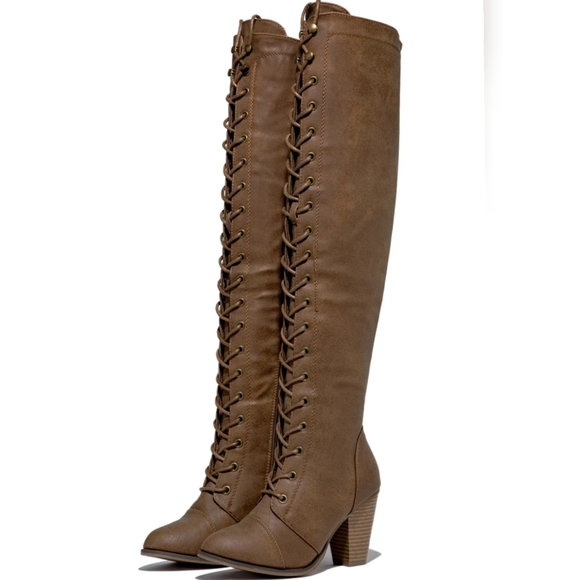 💓RESTOCKED 💓 Fine All Fall - Tan PU - Picture 4 of 4